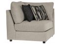 Garfield 6 Seater L Shaped Fabric with Console